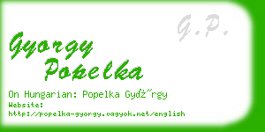 gyorgy popelka business card